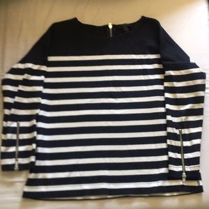 Striped jcrew sweater